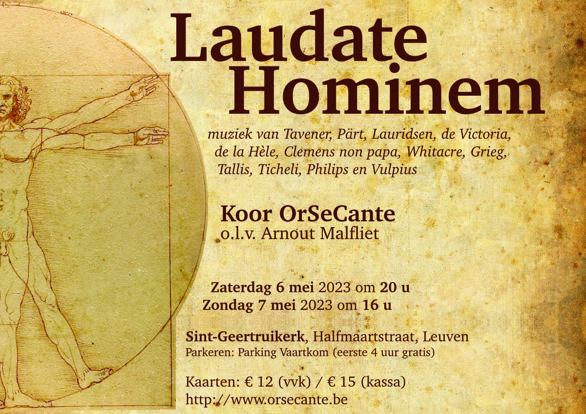 Affiche Laudate Hominem